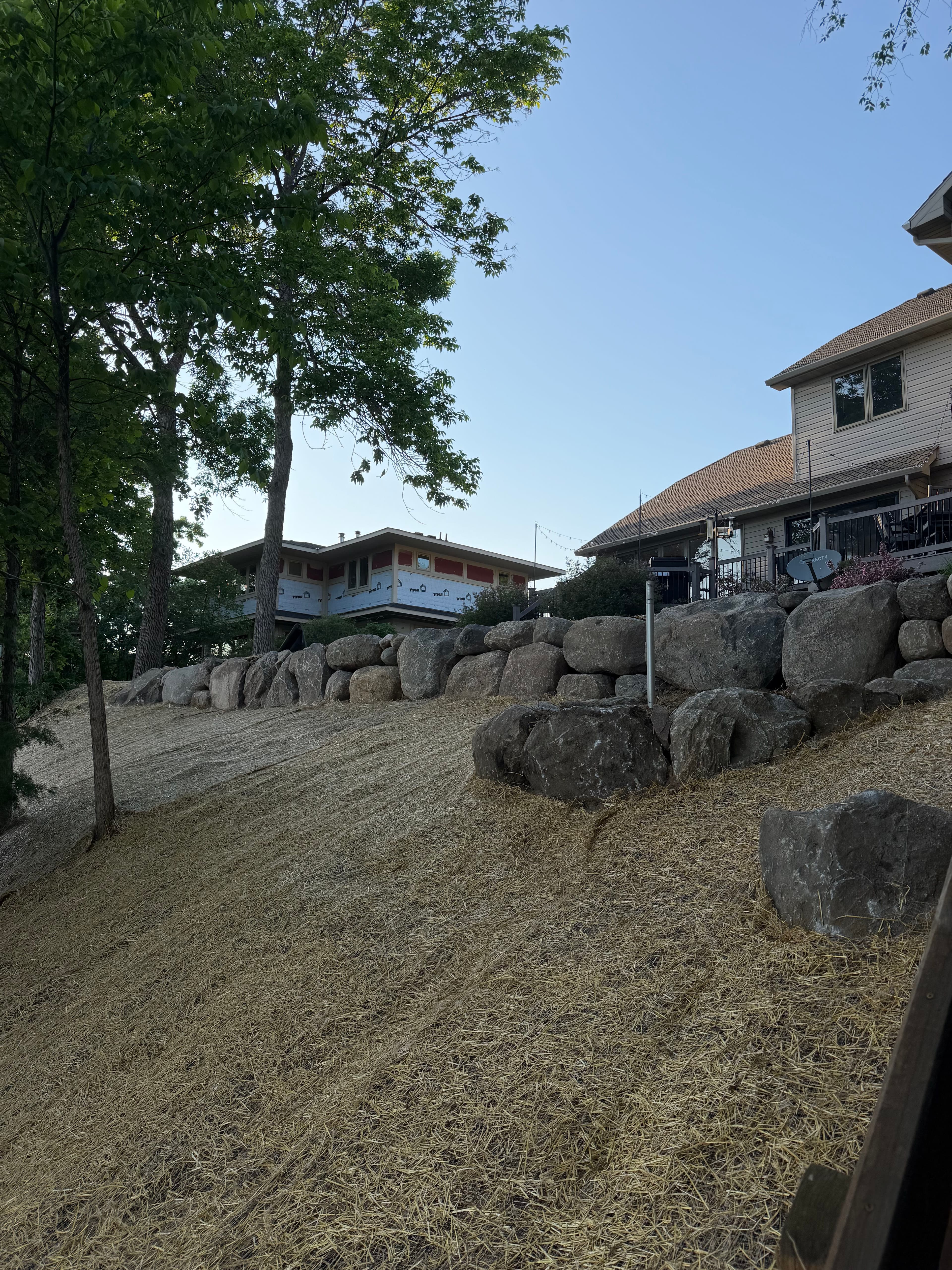 Project Boulder Retaining Walls and Shoreline Installation on Lake Washington image